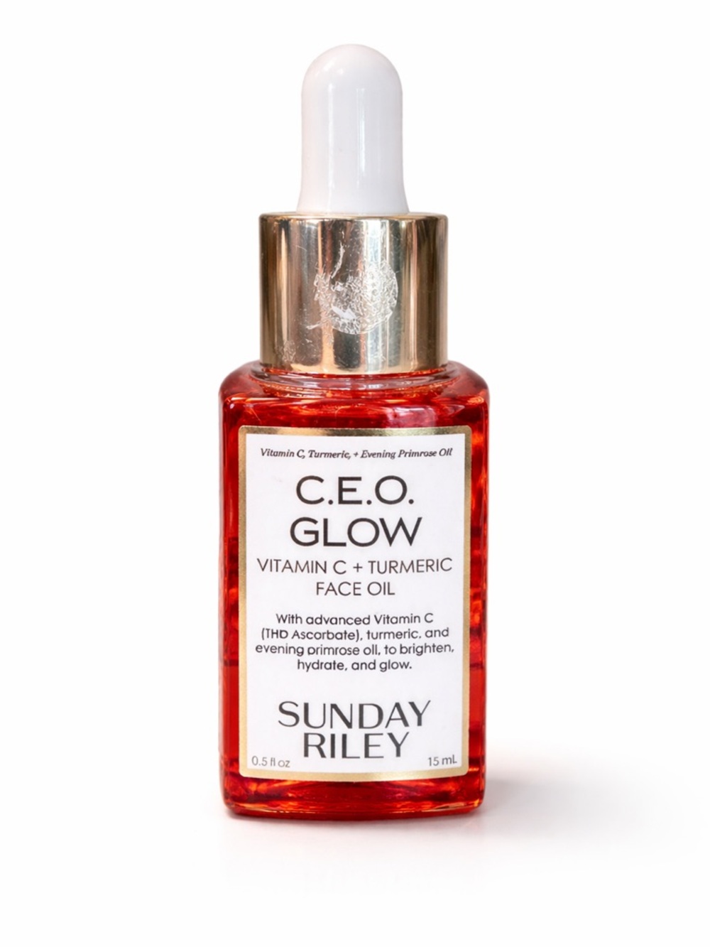 Sunday Riley C.E.O. Glow Face Oil — Red, Gold, White